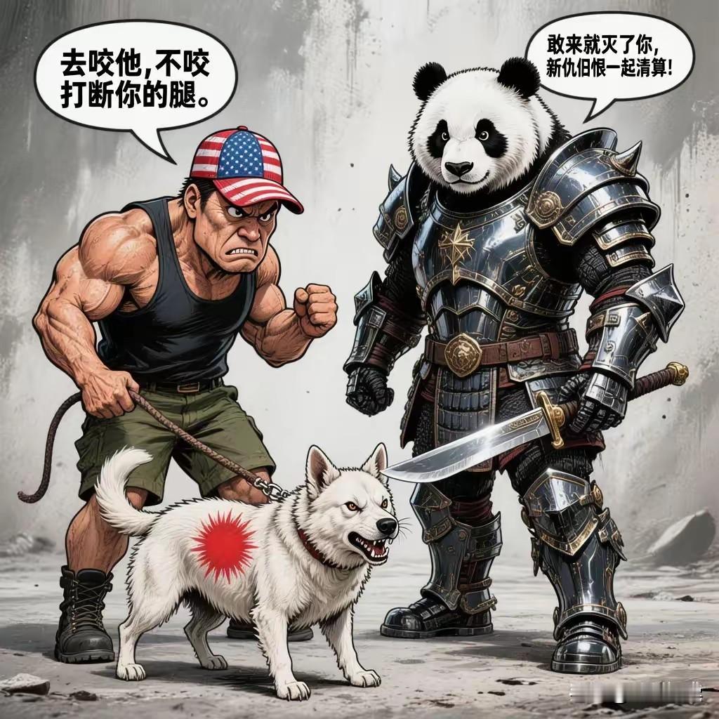 这是哪一位大神制作的漫画？尤其是底下的这只白狗画的非常形象……恶搞大神神图创