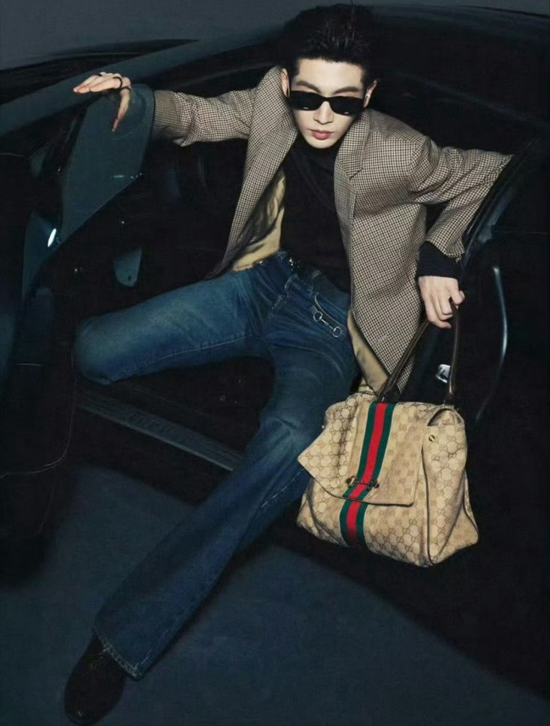 GUCCI田曦薇张凌赫大片这和双人杂志有什么区别📓GUCCI你好事做尽！二人合