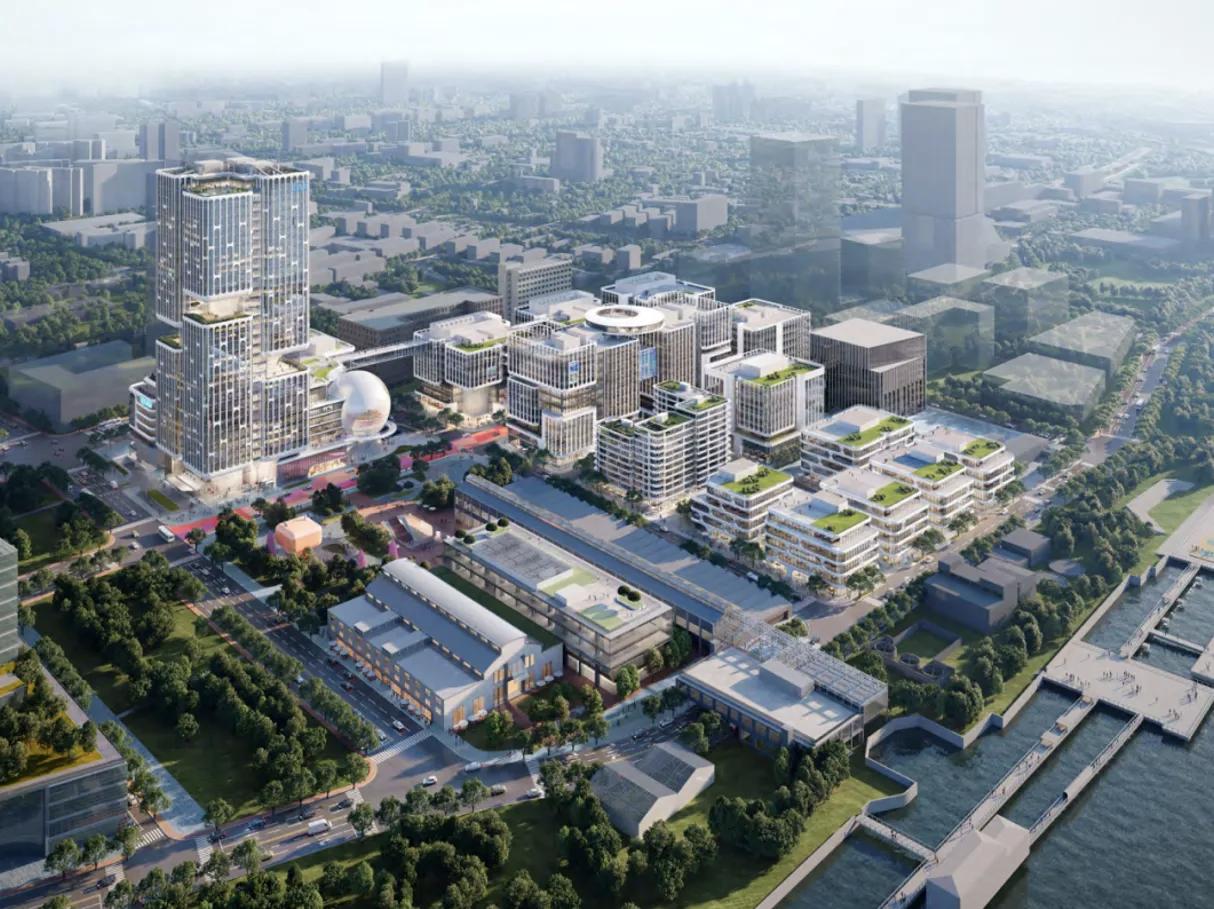 总投资198.5亿元！B站上海新总部2026年10月竣工实景还原效果图哔