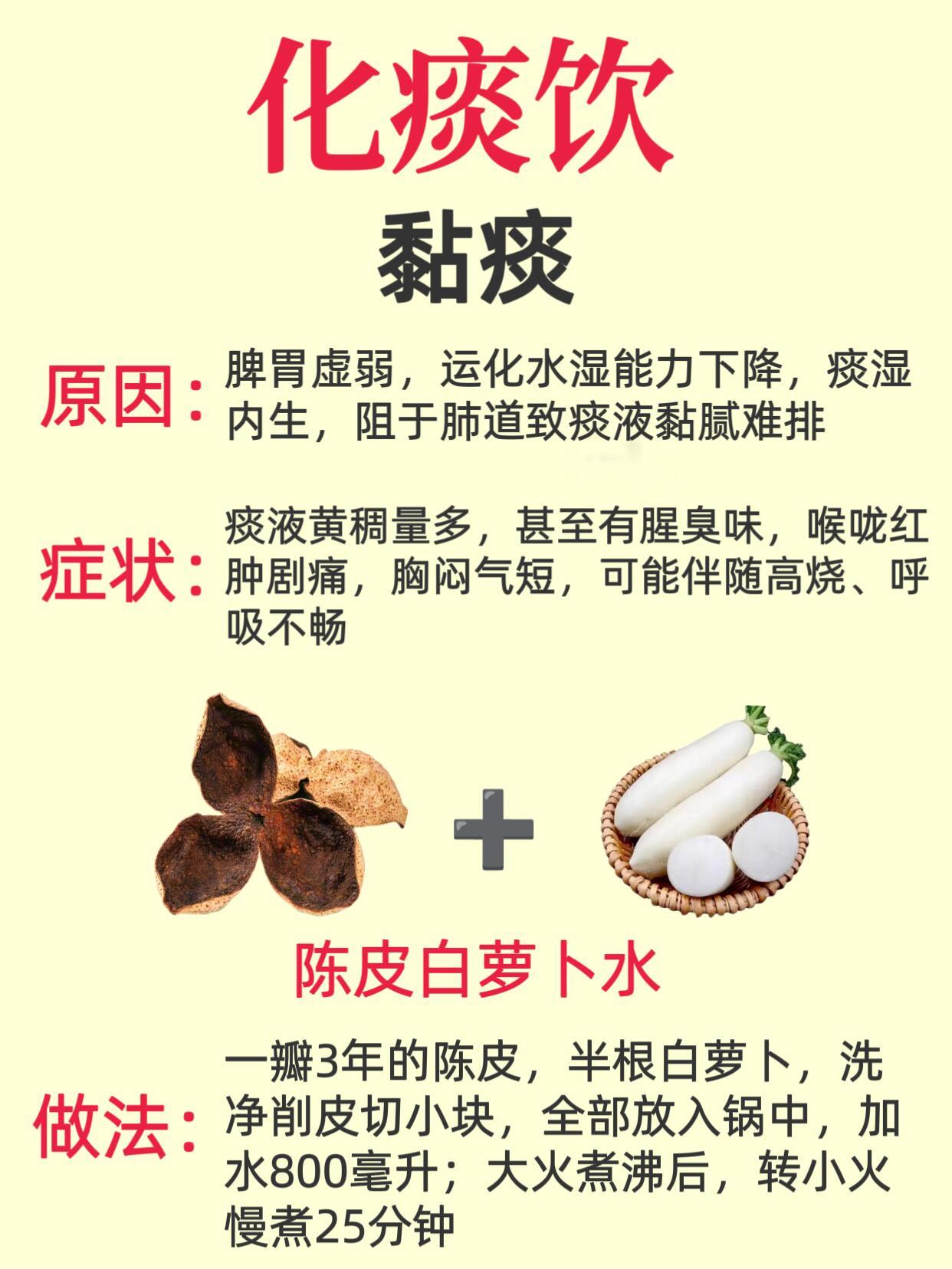 分清痰色对症喝🔥99%的人不知道的化痰饮国医的精诚力量