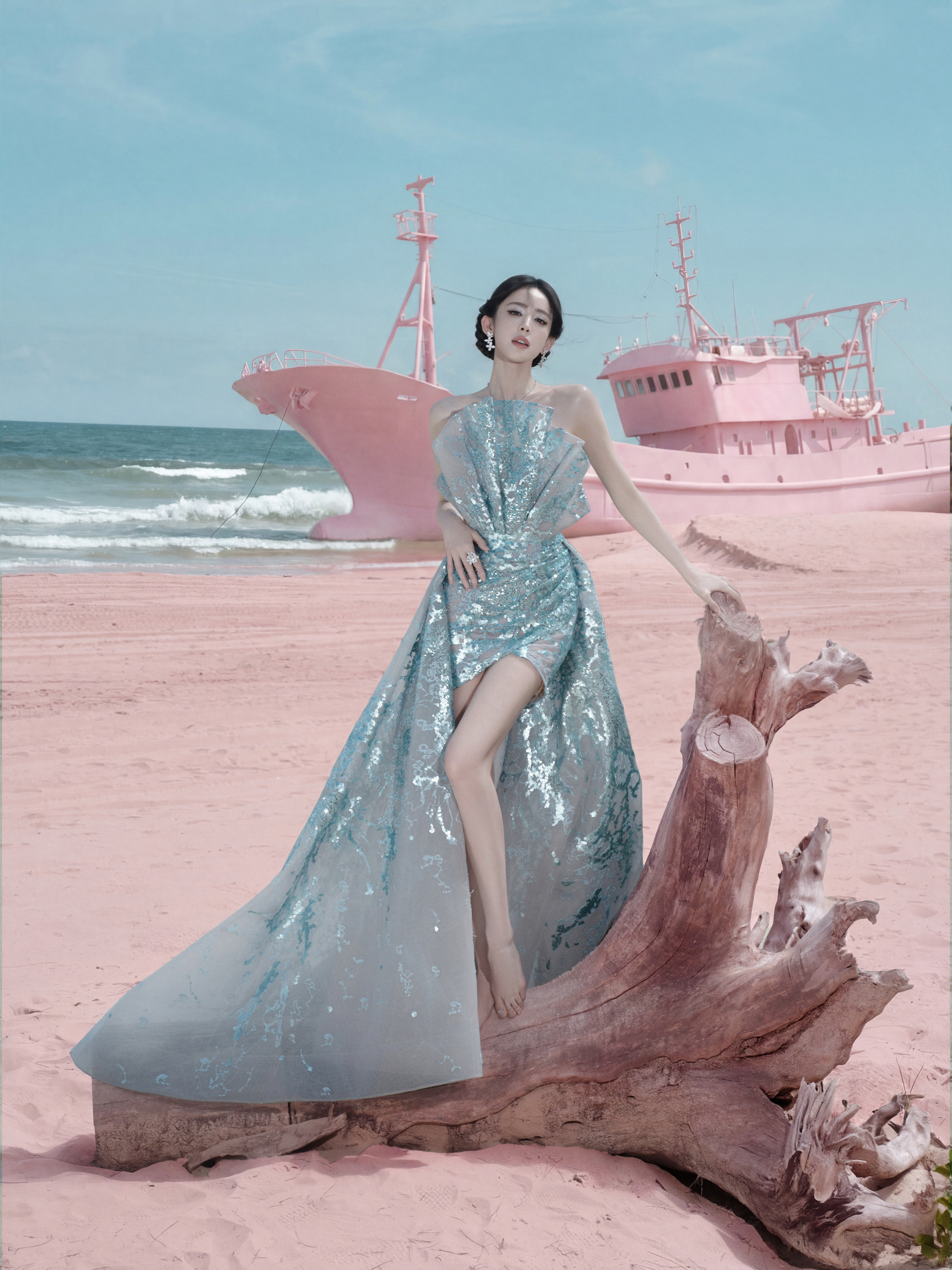 👠古力娜扎人鱼公主妆古力娜扎貌美如花