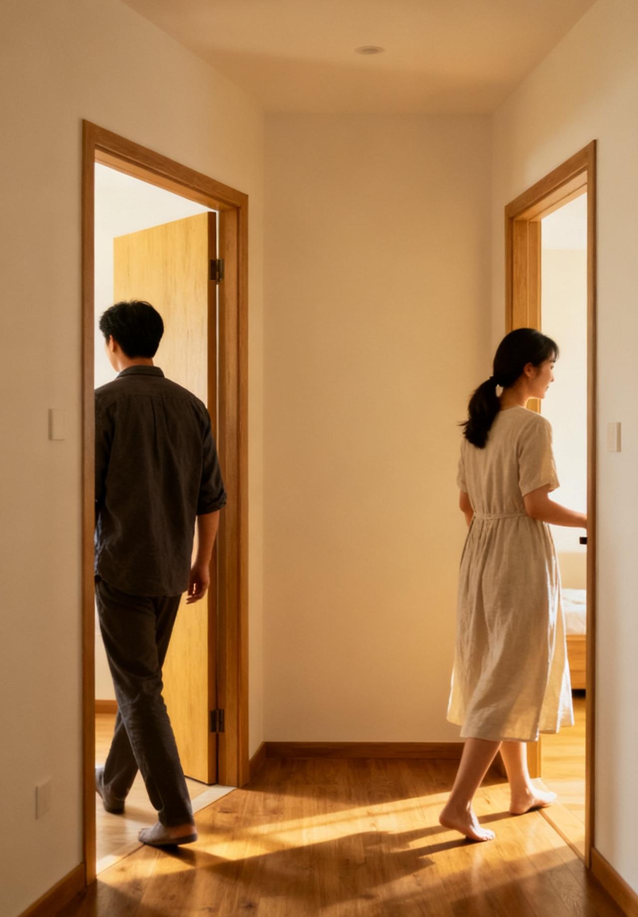 中年夫妻生活的苦不堪言。晚上10点，家里静悄悄地，不是没有人。我在餐厅刷着手