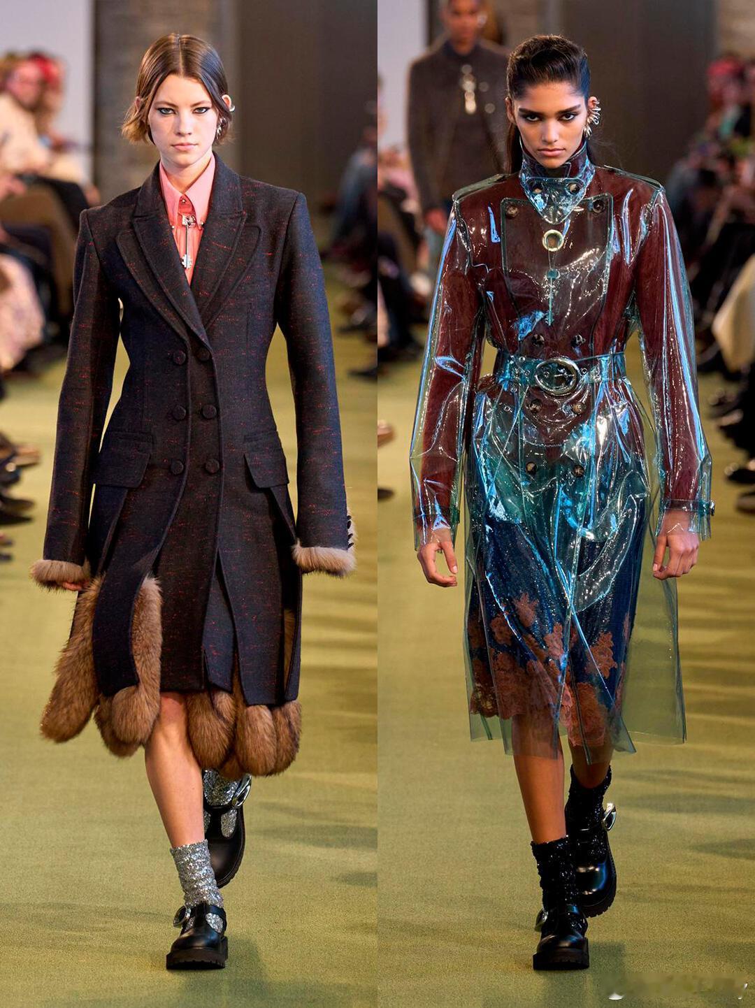 未来暮色Rabanne2025秋冬秀场把深海浪漫与未来锋芒焊死在穿搭里！创意总