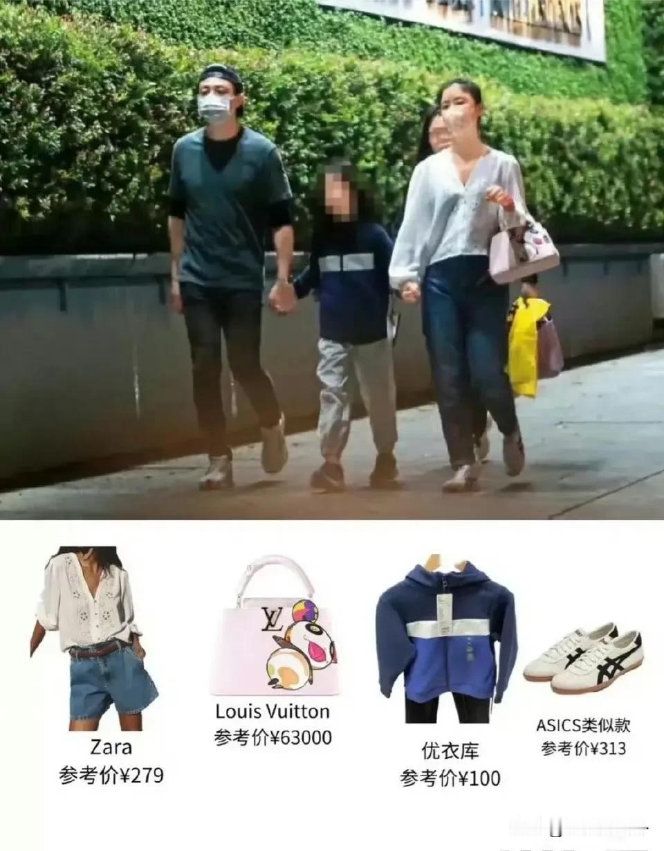 林心如和女儿都穿平价衣服，明星当中比较接地气的了。林心如