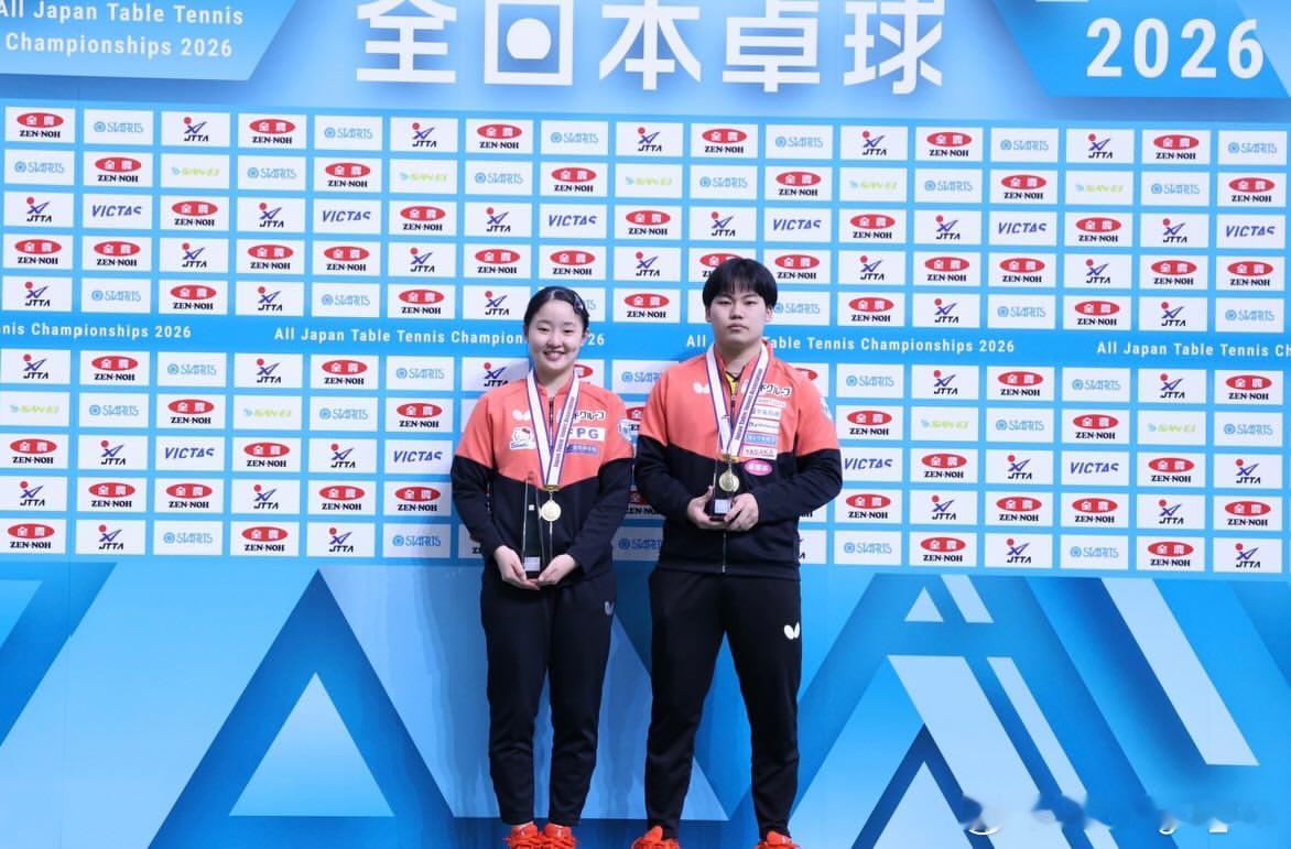 张本美和更新ig：在全日本乒乓球锦标赛中，我在双打和混双项目中也成功夺冠了！！！