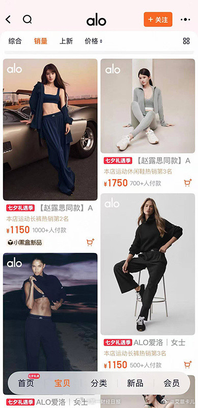 比Lululemon还贵的瑜伽服来中国了正版可算是来了，各种跳蚤市场的alo早就