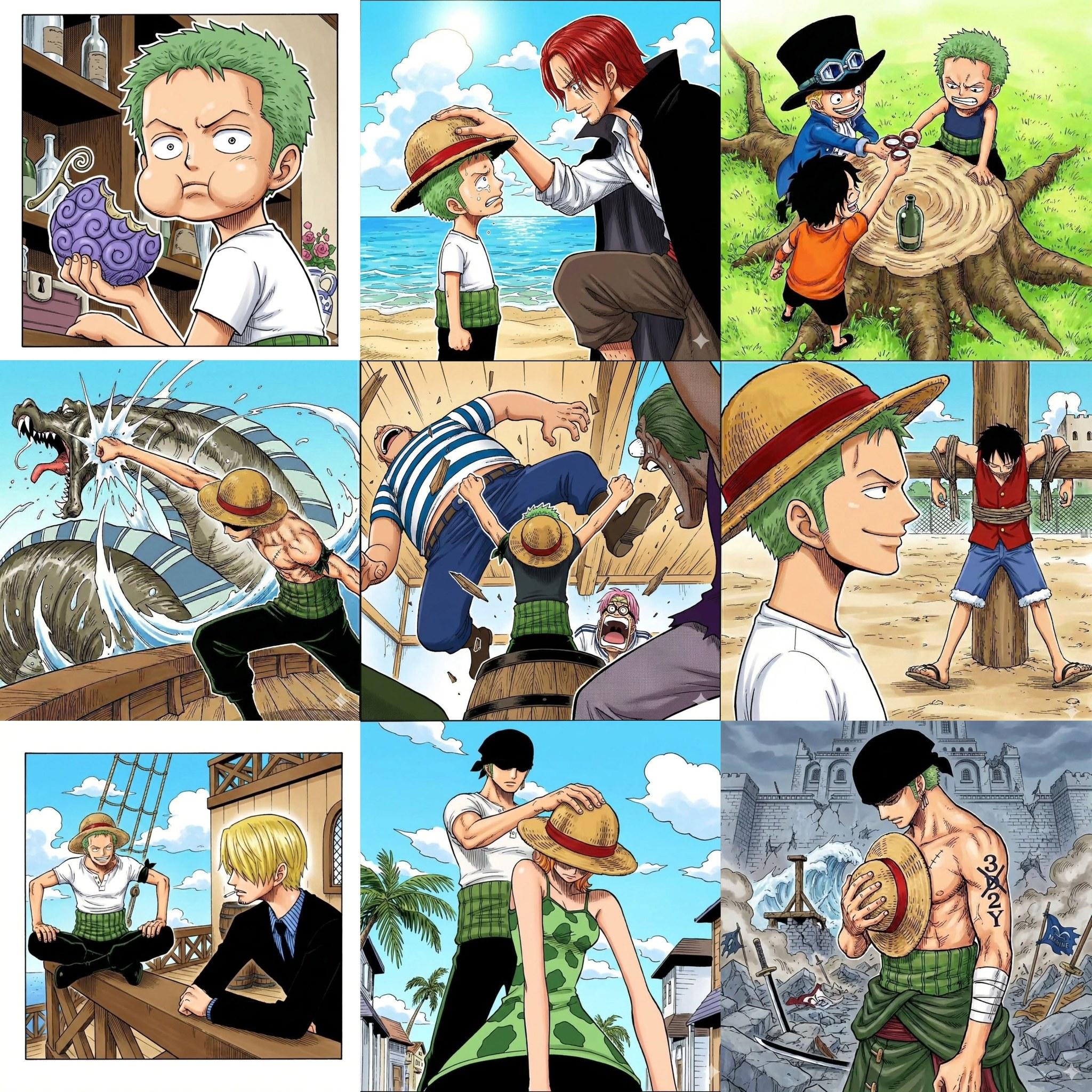 海贼王海贼王如果索隆是主角......