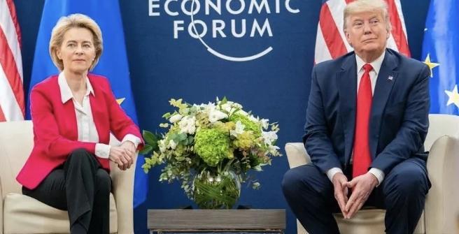 欧盟为什么不敢对中国加征关税？不是不想，而是不能，冯德莱恩比特朗普更明白，已经摁