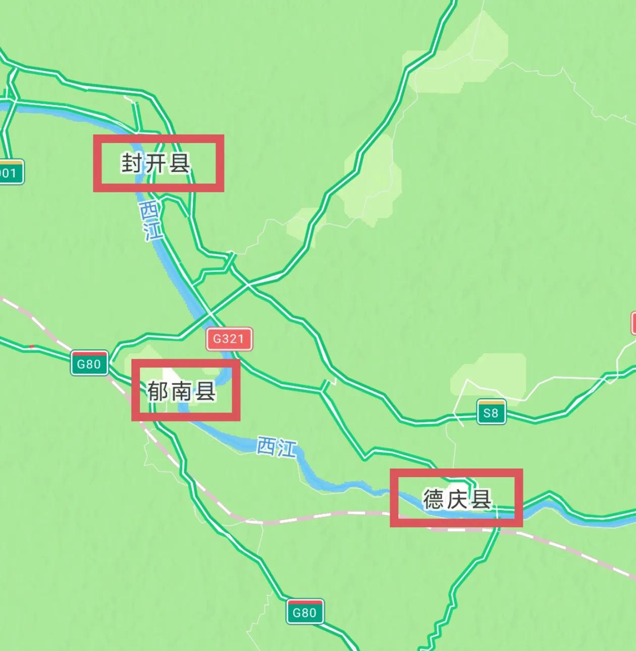 广东西江边有三个兄弟城市，郁南、德庆、封开，俗称郁德封。这个三个城市经济发展水平