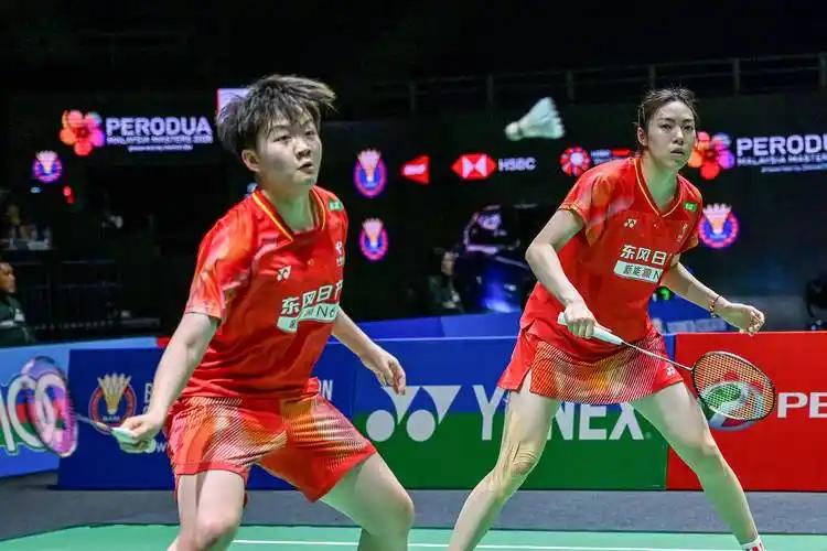 刚刚结束了一场2026韩国羽毛球大师赛女双1/16决赛，女双5号种子、世界排名第