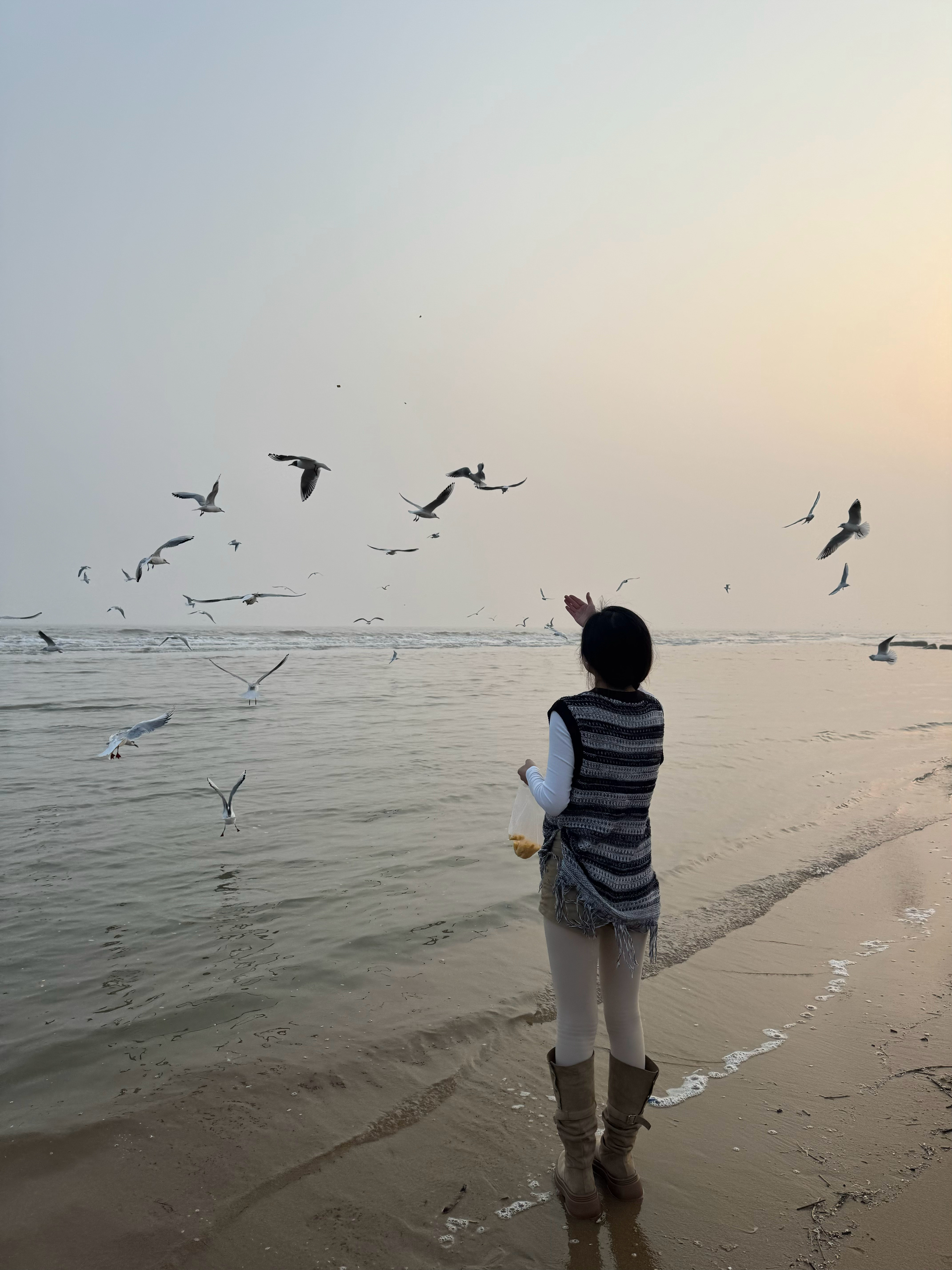 永远为海边的日落心动🌇​​​