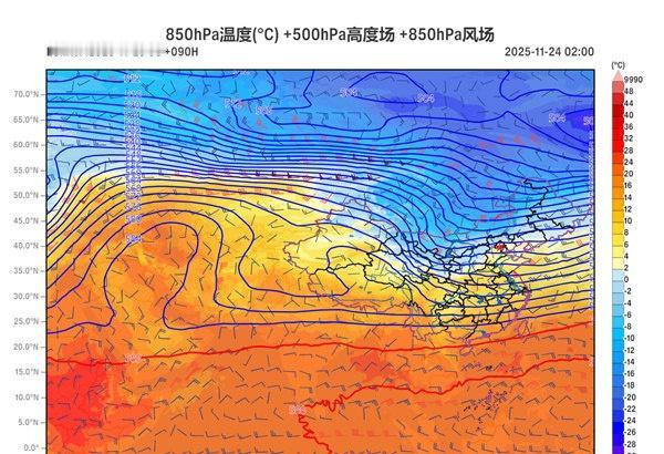 【月底还会有寒潮吗】？从目前的天气形势来看，未来十天，阿拉伯半岛一带的暖高压将