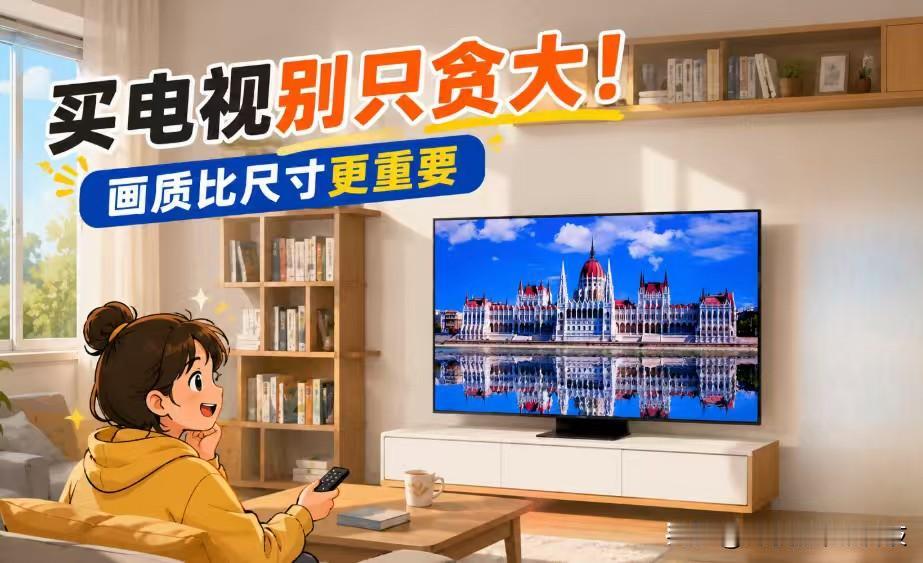 买电视真没必要贪大！亲身实测这款55英寸电视机值得推荐我家客厅真的不大，沙发