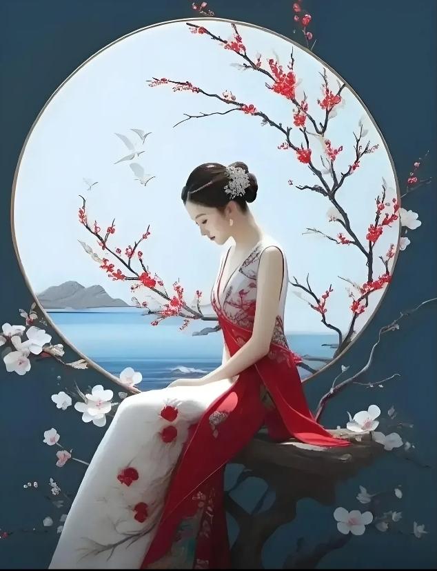 酒过三巡夜已深，心中念想昔日人，曾许月下白头誓，………？上联：月下曾许