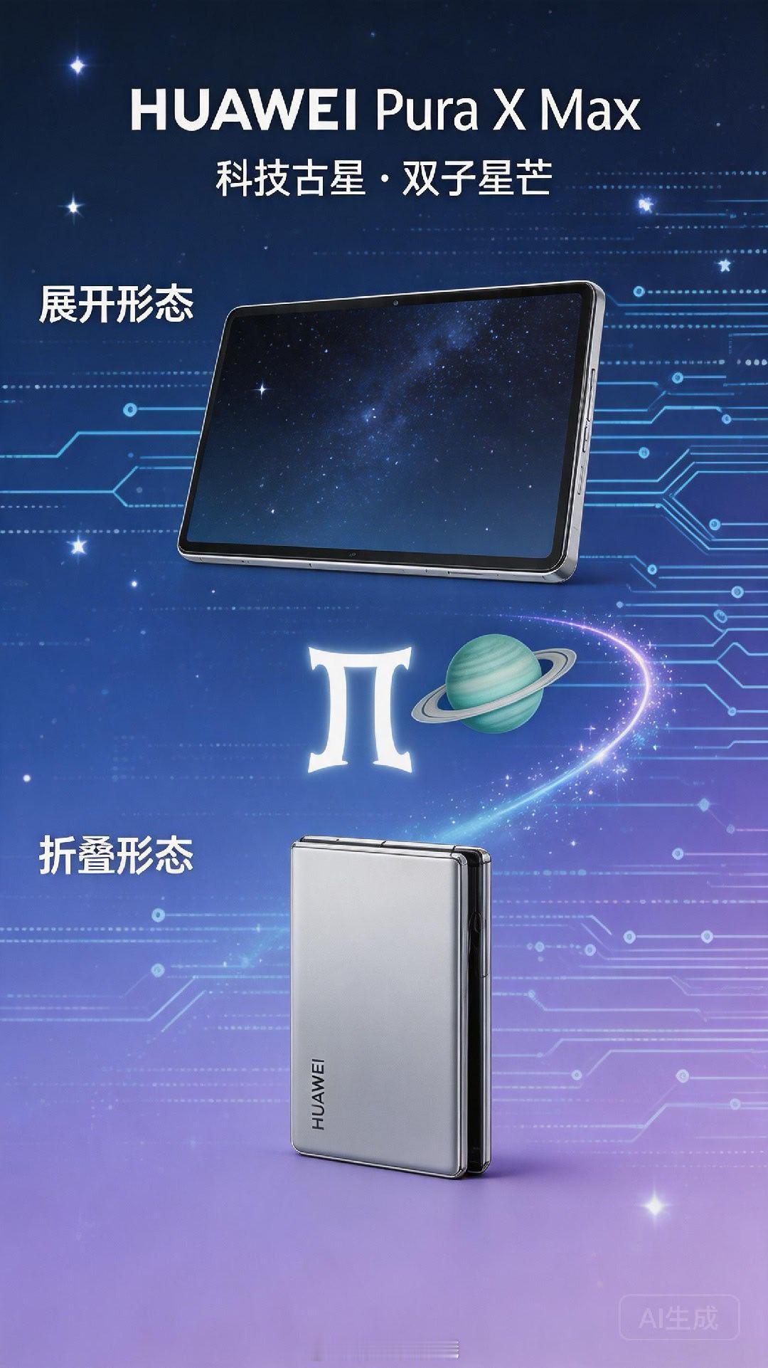 华为PuraXMax售罄｜天王星入双子，折叠屏时代全面开启2026年4月25