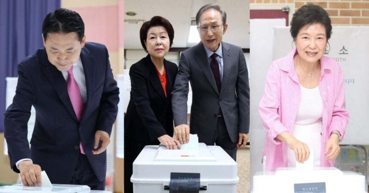 【韩国统一地方选举拉开投票帷幕，国民力量呼吁“投票就能改变”，共同民主党希望夺回