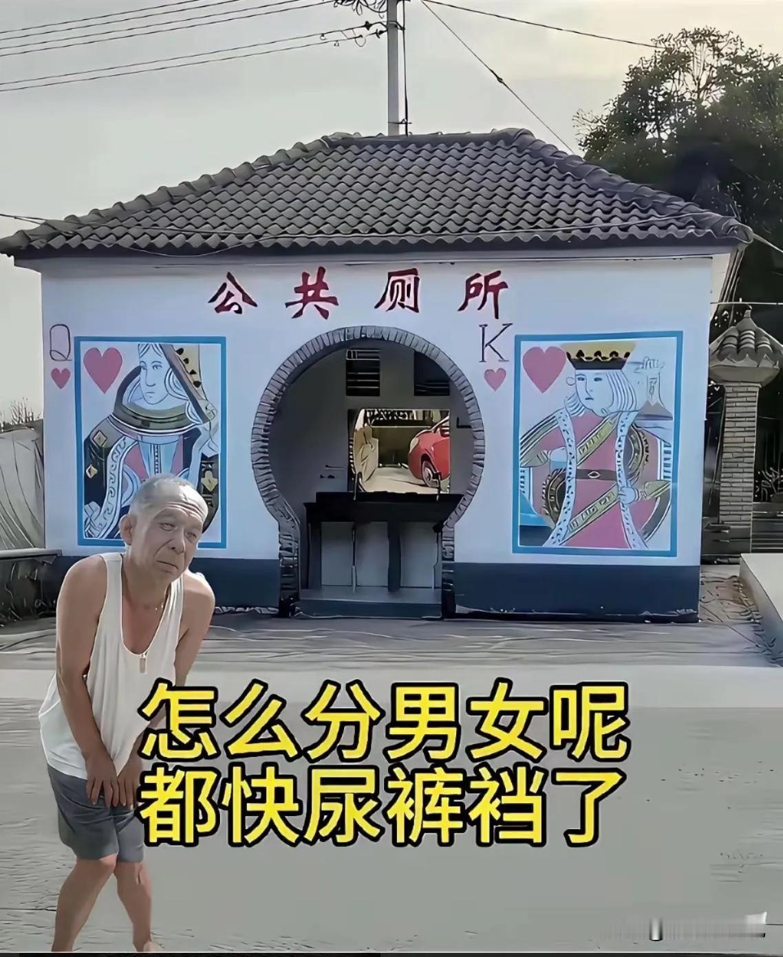 真正男女厕所混用，各关个的门，这类厕所，在地铁站和大型景区早就使用上了，很顺心