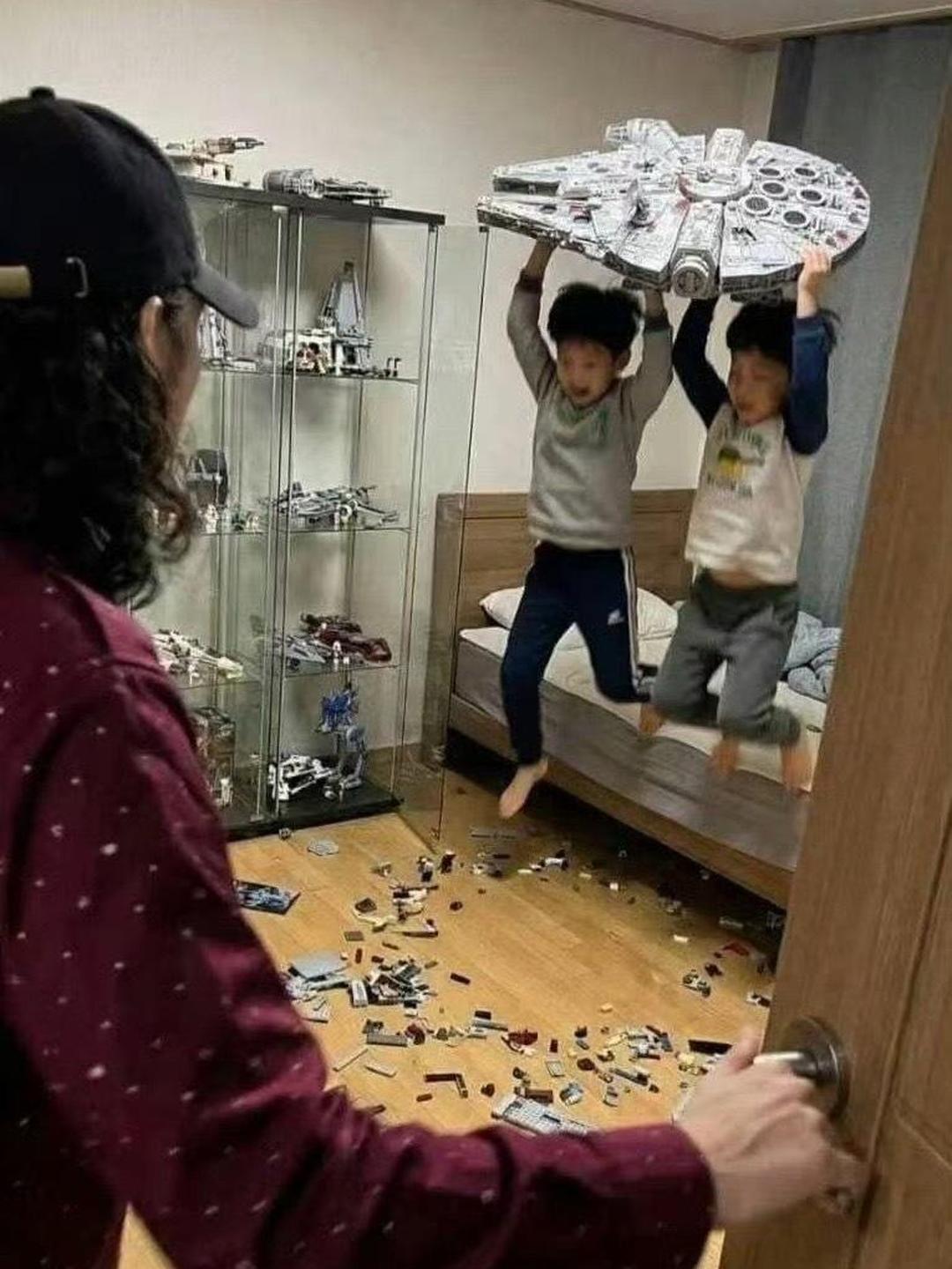 爸爸回家看到这一幕，天塌了