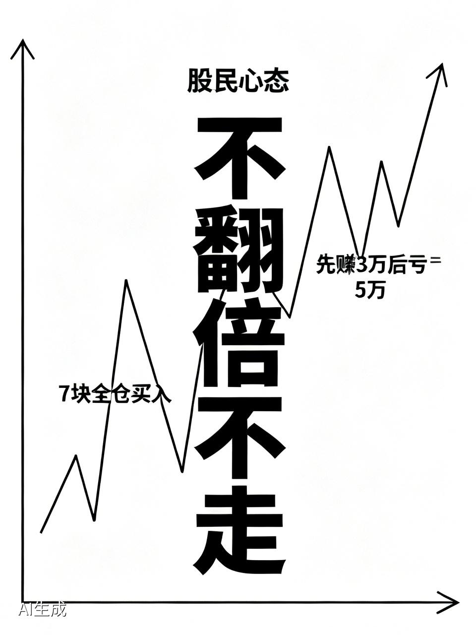 有位股民，7块钱全仓干了20万股，咬牙发誓：不翻倍不走，彻底放下盯盘的焦虑。
