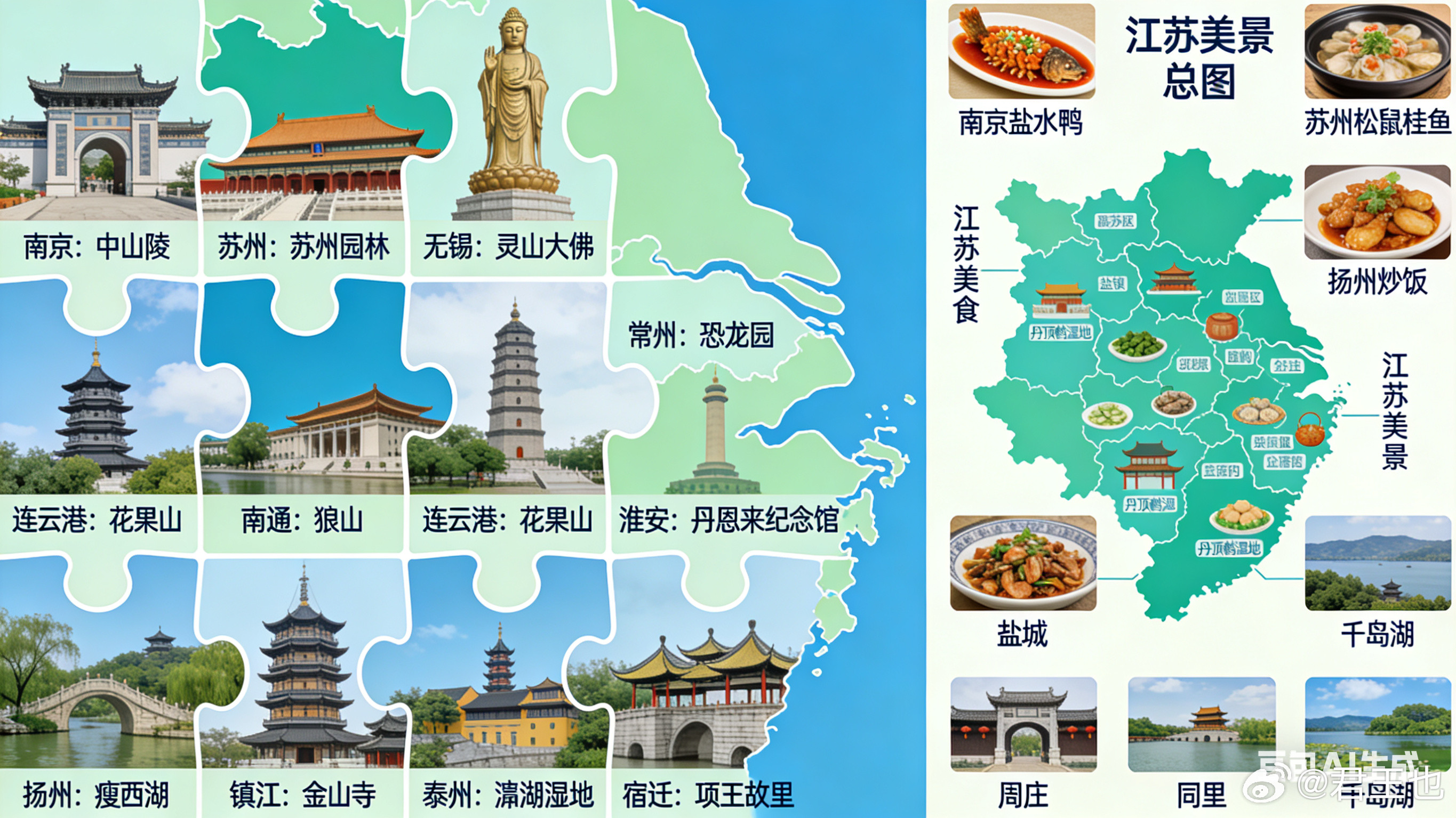 江苏十三太保卷起特产来了江苏十三太保，各个都是宝藏！从南京盐水鸭到宿迁洋河酒，