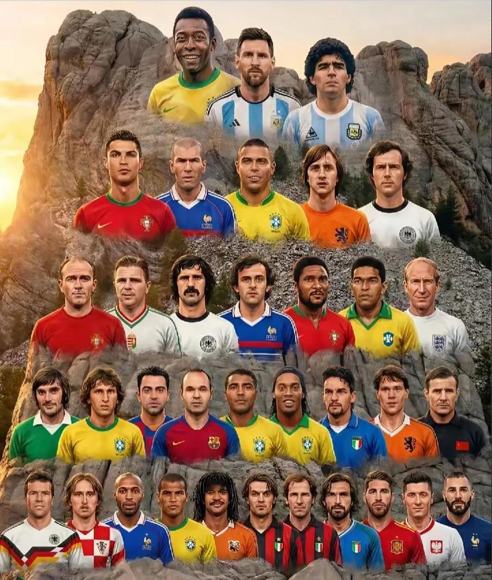 足坛历史等级图，合不合理？