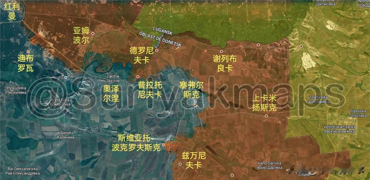 12月3日俄乌最新战报：1.顿涅茨克州北部前线：①过去五天里，俄军进入迪布