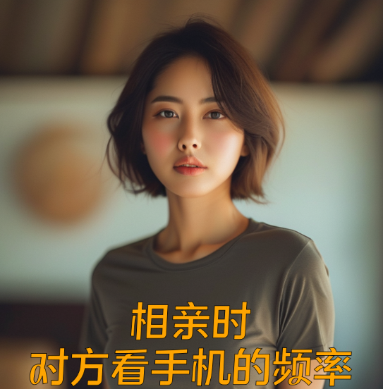 相亲时，对方看手机的频率暴露认真程度