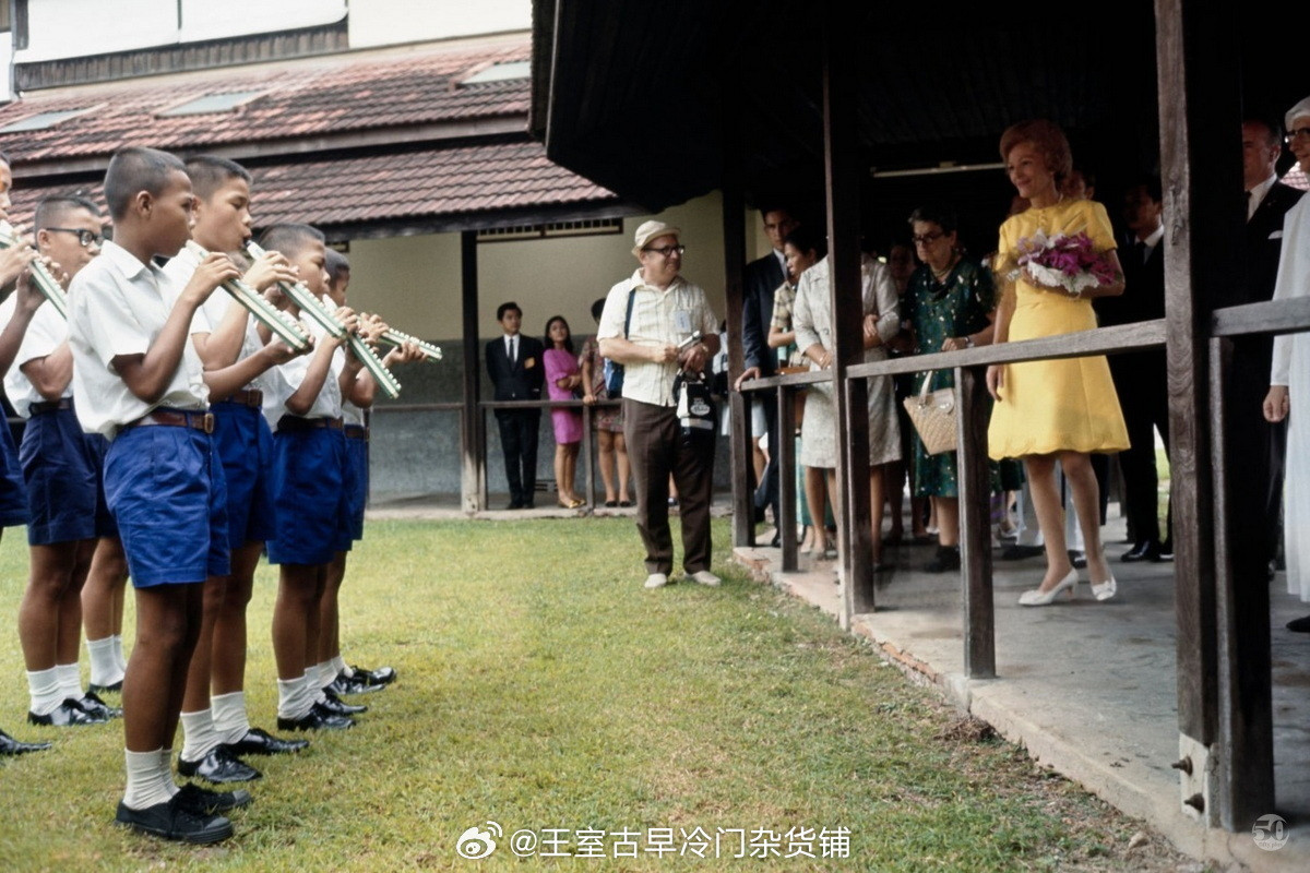 王室王室泰国王室暹罗往事老照片：1969年7月27日-28日，尼克松夫妇访问暹