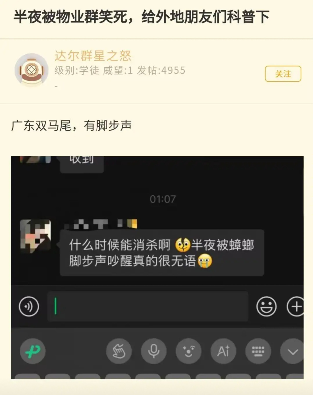 广东双马尾，有脚步声​​​