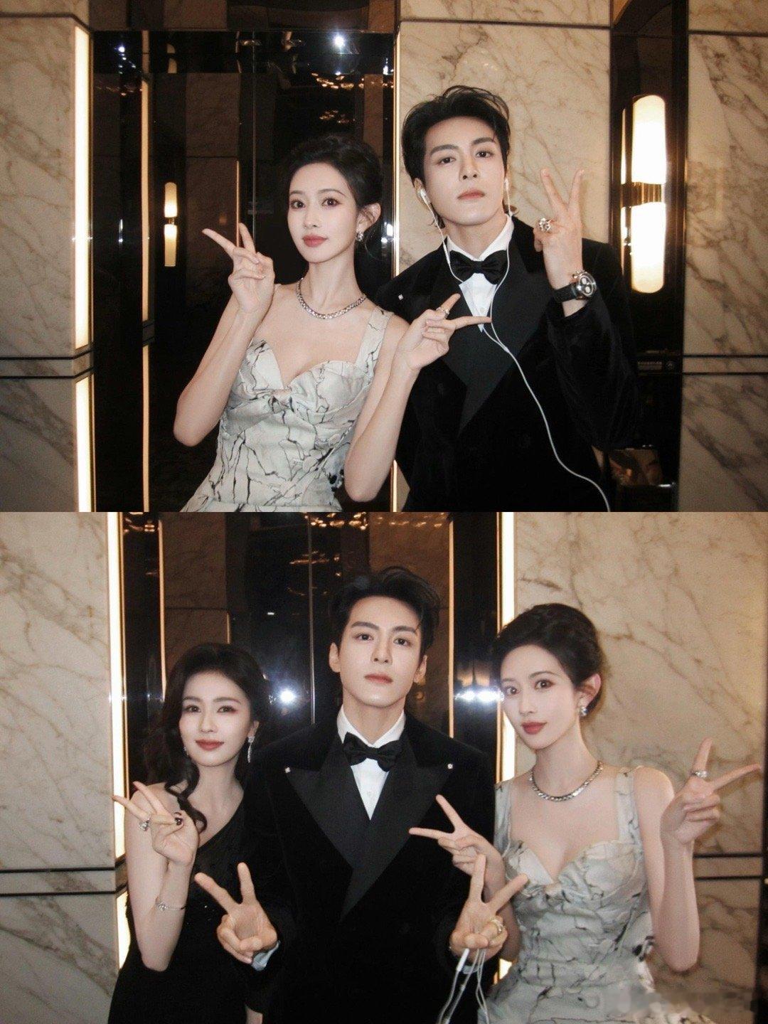 捡到一些尖叫之夜后台合照‼️🥰帅哥美女对我的眼睛超友好