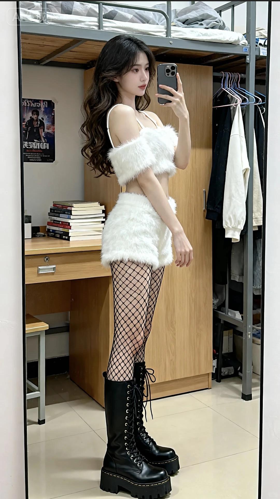 女孩子怎么穿搭既时尚又好看?冬天当然是靴子搭配