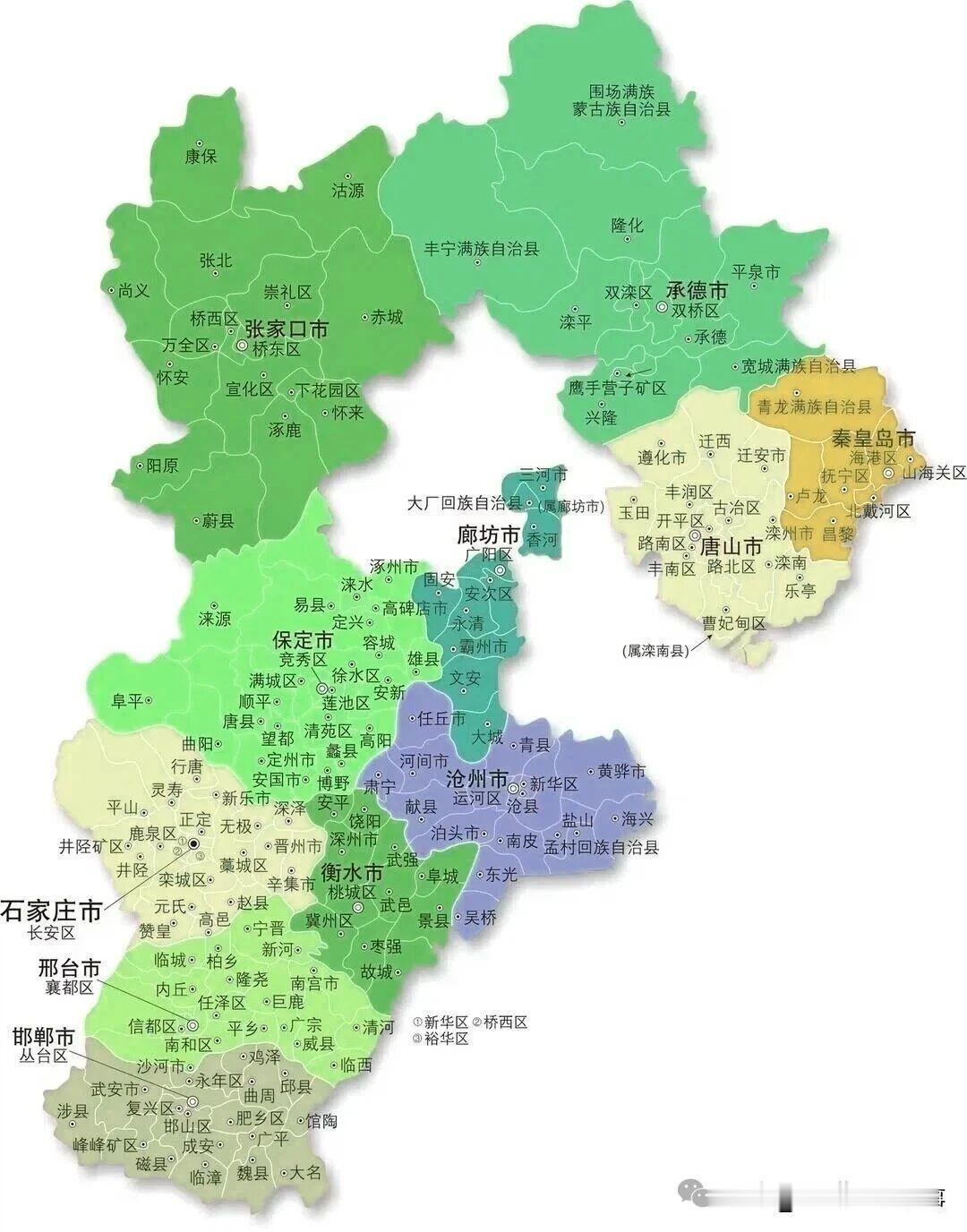 河北中南部尤其是保定、石家庄、衡水、邢台、邯郸、沧州一带，确实是全国县域密度较高