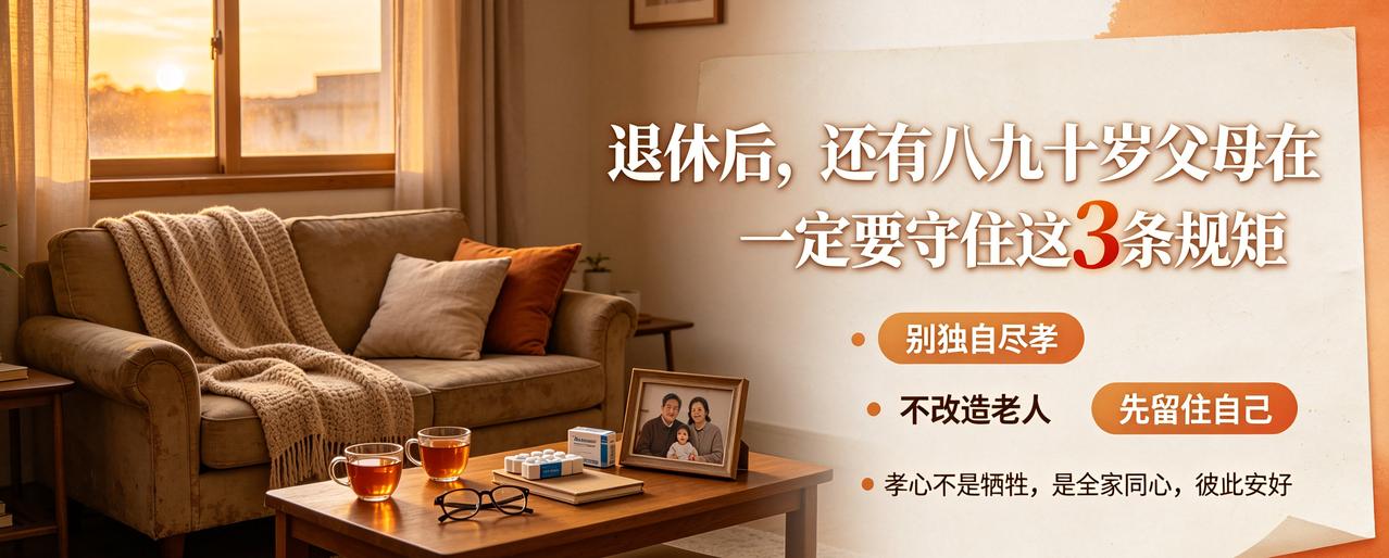 人到退休，才算真正读懂一句话：父母在，人生尚有来处。身边很多同龄人，熬到退休
