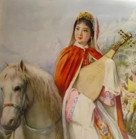 王昭君23岁时，丈夫刚去世，继子就冲进帐篷一把搂住她！王昭君瑟瑟发抖，给了他一巴