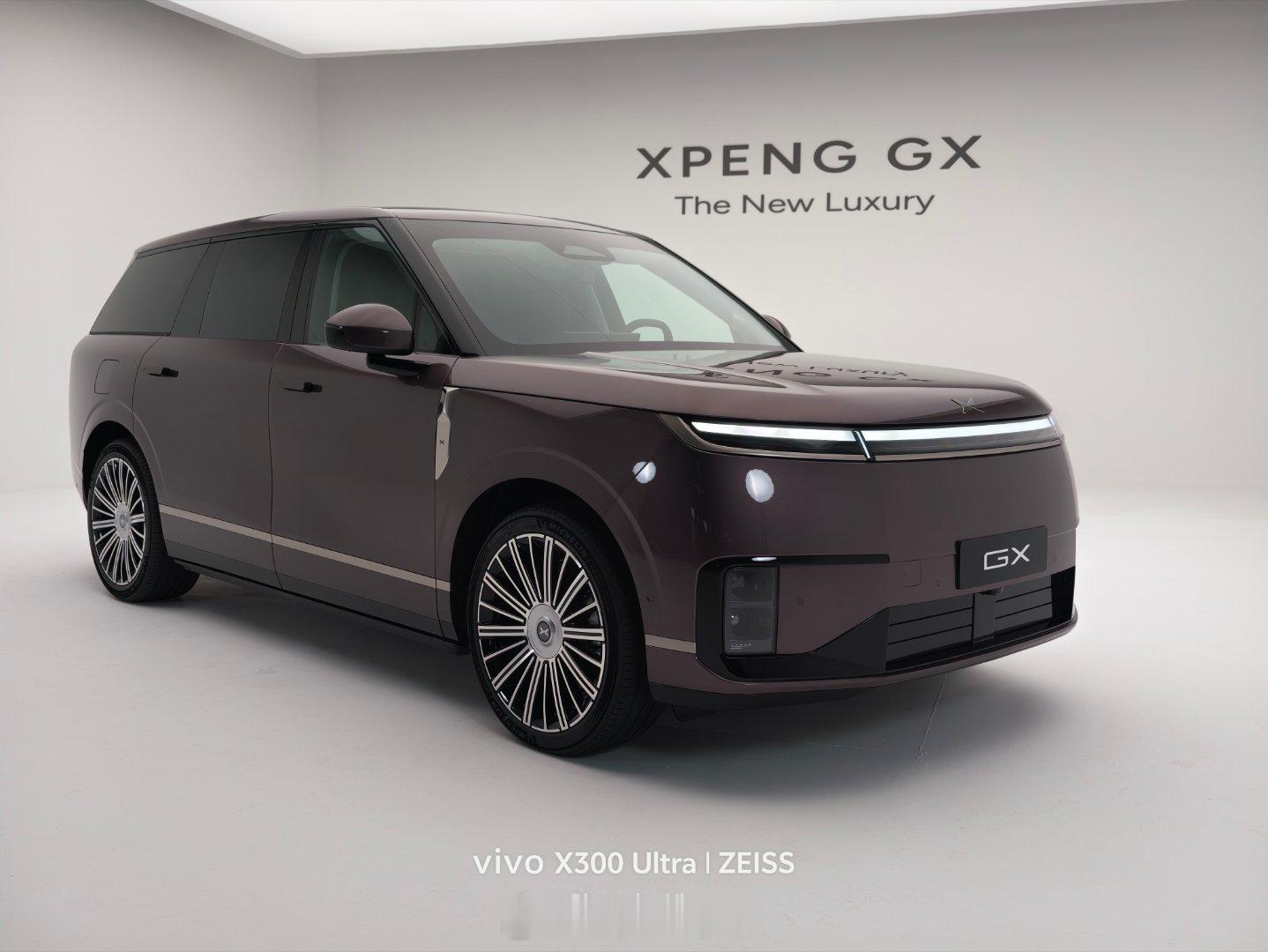 来棚里了，能看到的颜色我都拍了一圈~我是真的喜欢这个金标啊，很高级！小鹏GX技术