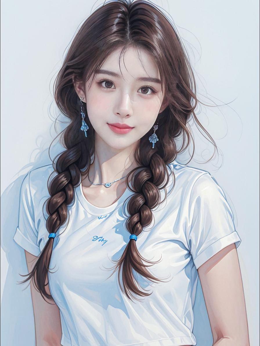 AI铅笔绘佳人 原来ai写真可以这么美 人生总得有一套ai写真吧 谁拍...