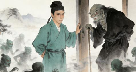 明末湖广黄冈，张家的儿子得了怪病，整日昏沉说胡话。自从一个鬼缠上他，其他游魂也闻