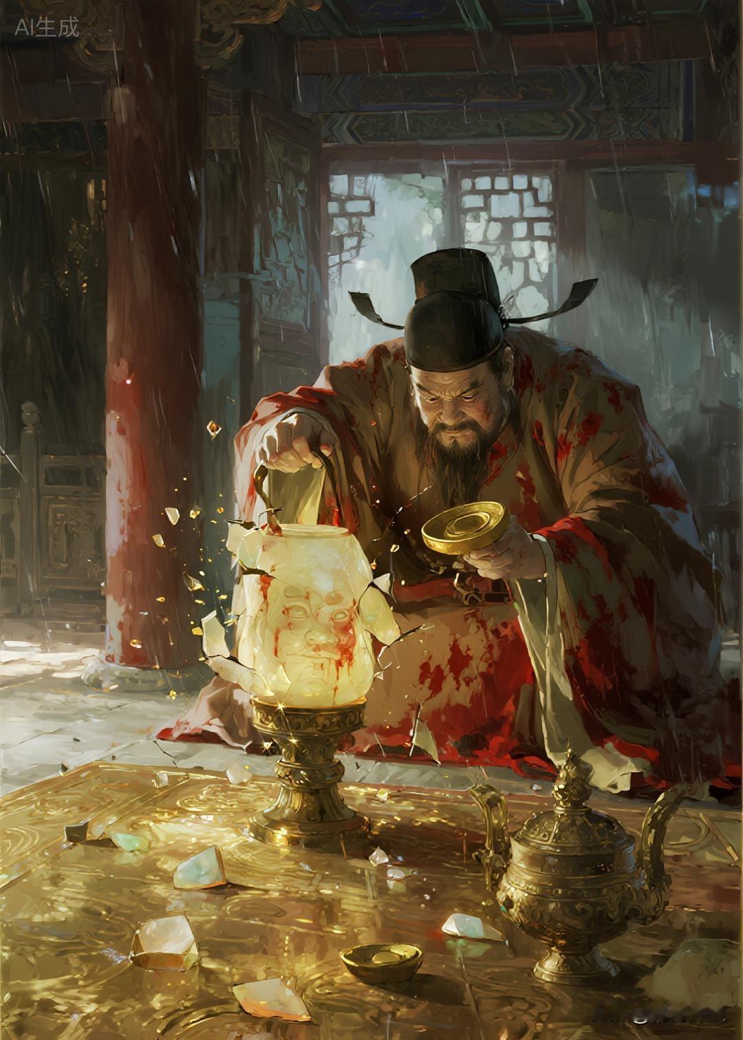 明朝传奇故事明朝第十位皇帝朱厚照执政时期，琉球进贡了一批物品，其中有一款玉脂灯