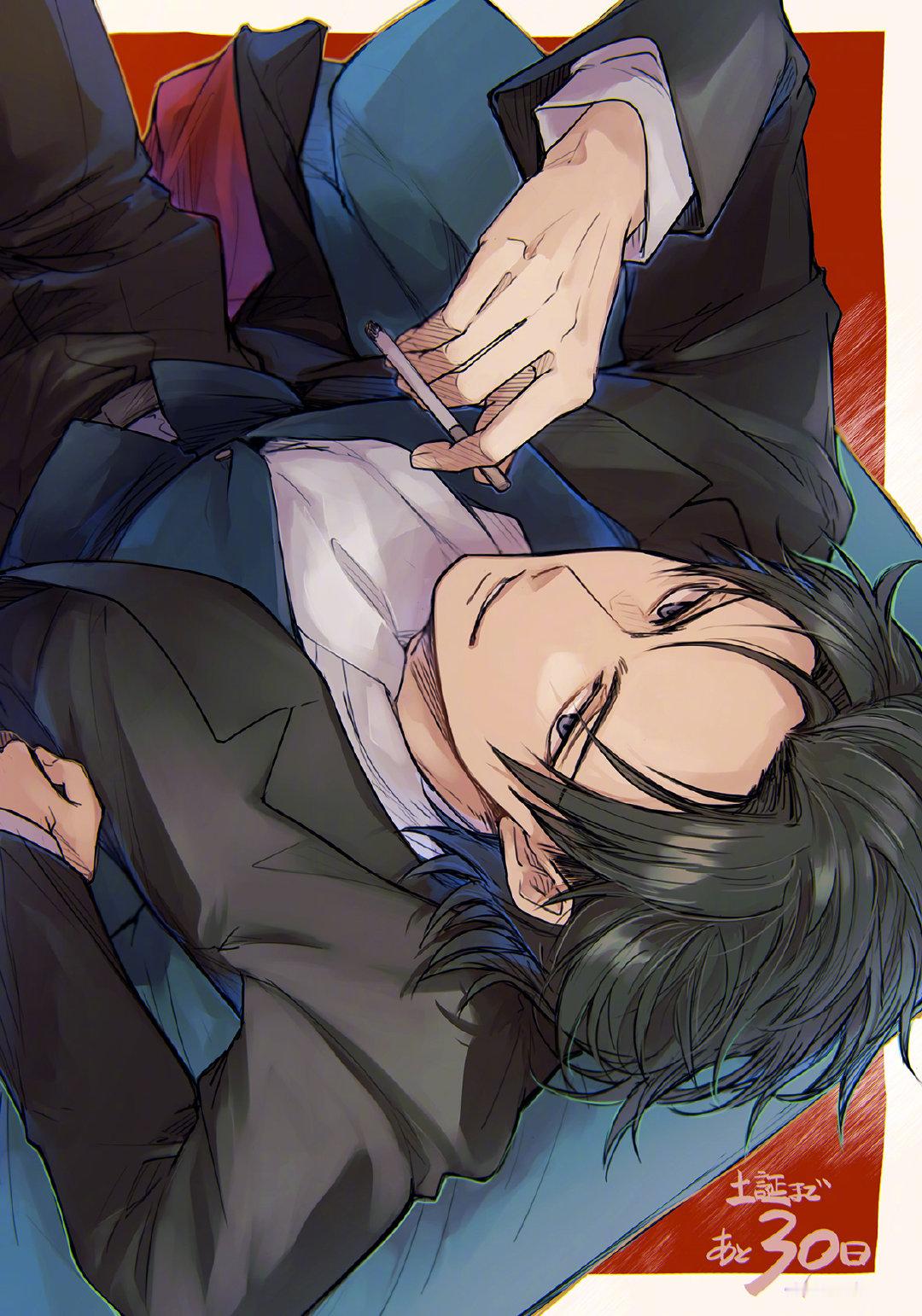 银魂キツネ老师画土方十四郎真的帅晕！！