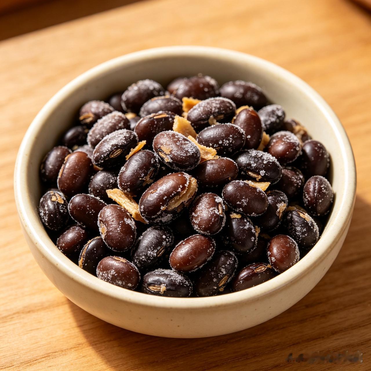 自制黑豆当归蜜豆，养血益肾食疗方肝肾不足、血虚，常会眼睛干涩、视物昏花，伴