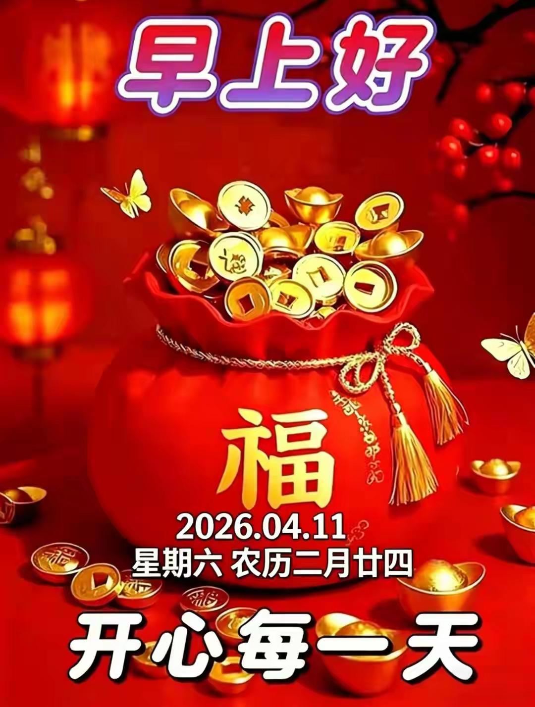 早安🌞清晨微风拂面，元气满满开启新一天，今天是礼拜六，惬意周末如约而至。感