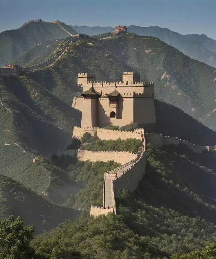 这是在长城拍的照片，你第一眼看到的是什么？