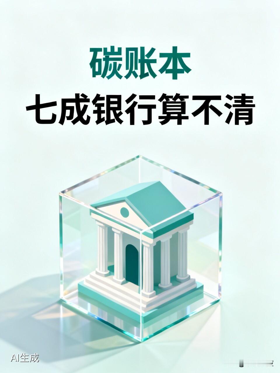 七成银行算不清“碳账本”，你的房贷车贷，可能成了减碳盲区银行放出去的贷款
