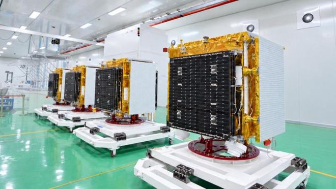 一箭四星! 长征二号丁运载火箭发射成功, 银河航天四颗SAR卫星入轨