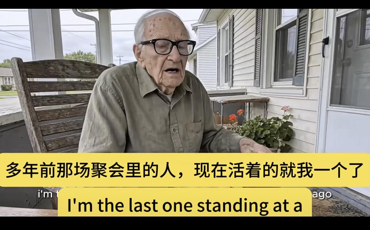 105岁老人的长寿秘诀这位105岁的美国老人说，我爱的人没了，我恨的人，也没了