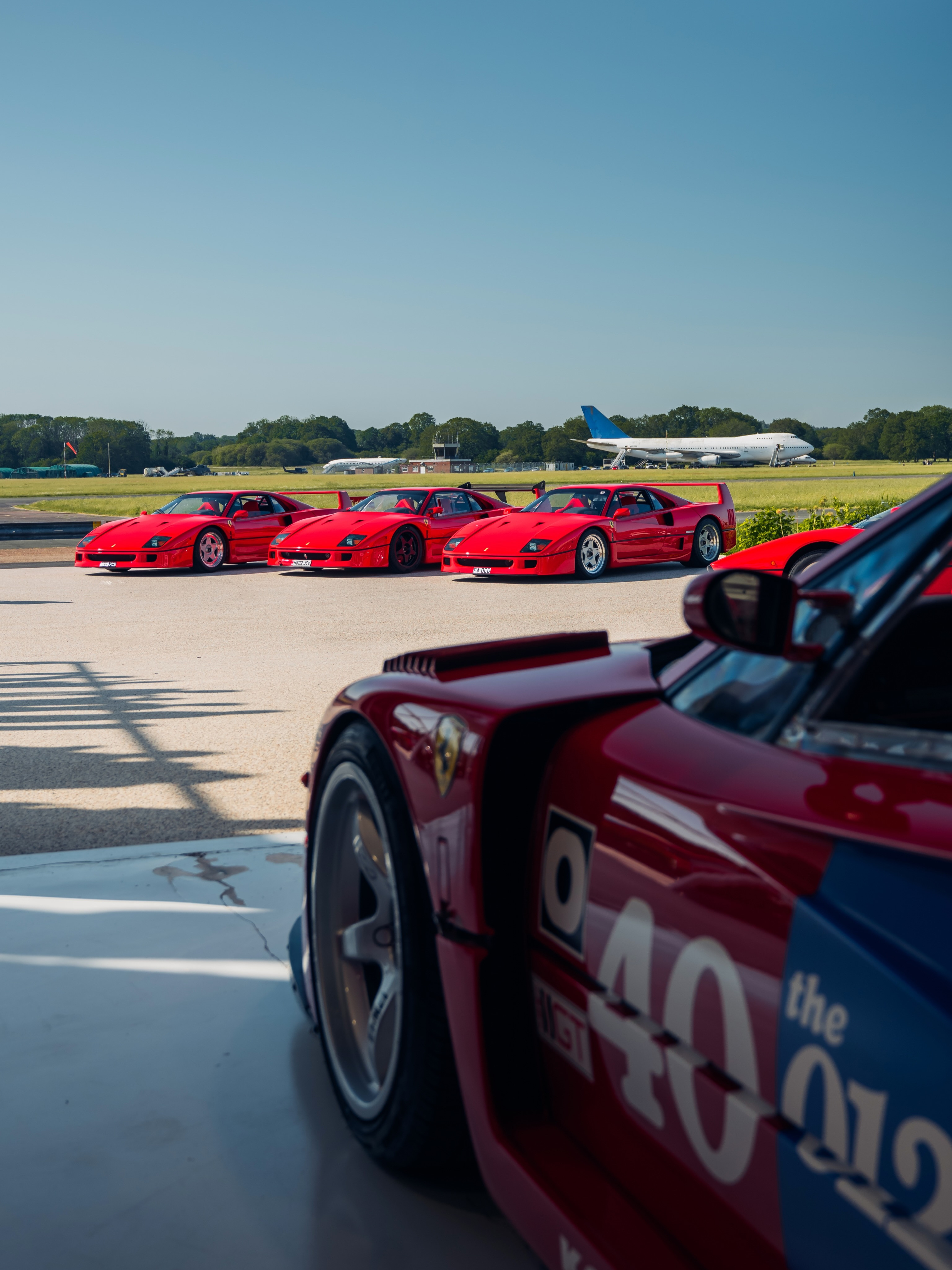 Ferrari288GTO/F40/F50法拉利这赛道活动太梦幻了