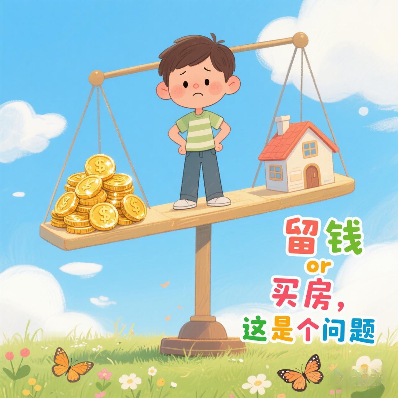 现在挣钱多难啊年轻人不结婚不生娃手里握着钱心里有底气房子有个能住就行我认