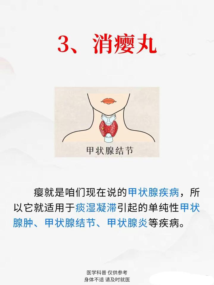 6个中成药专治"淤堵"，击溃结节、囊肿、包块。·1、桂枝茯苓丸。痛经、痛经、子