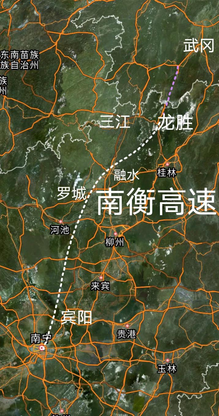 好消息，G7221广西桂林龙胜途经柳州融安至河池罗城段新建高速已经顺利开工，其中