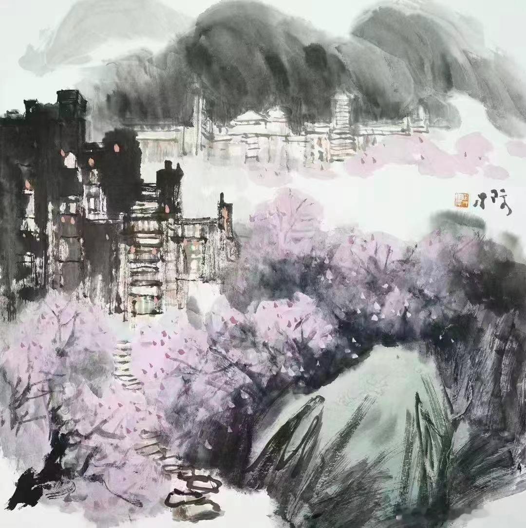 【好友新作】1岭南画家张际才，2画家白玉生，3书画家崔学坤（中国葡萄王），4画家